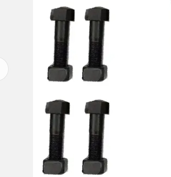 Paver track plate steel plate bolt
